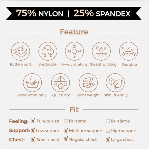 New backless, yoga sports bra crop tank - Picture 3 of 3